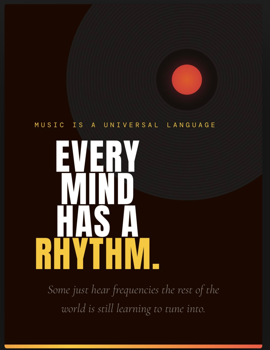 Every Mind Has A Rhythm