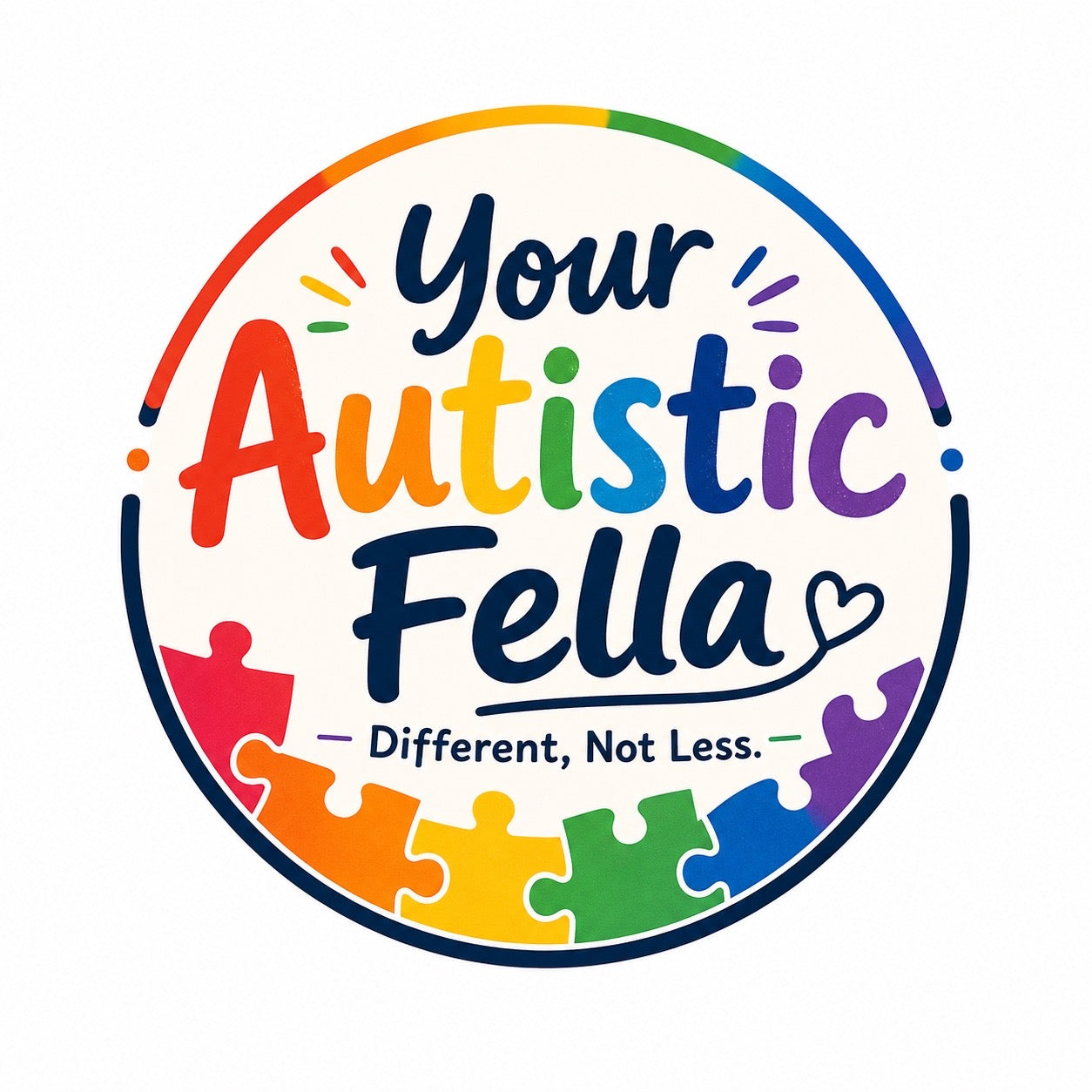 Your Autistic Fella LOGO Poster